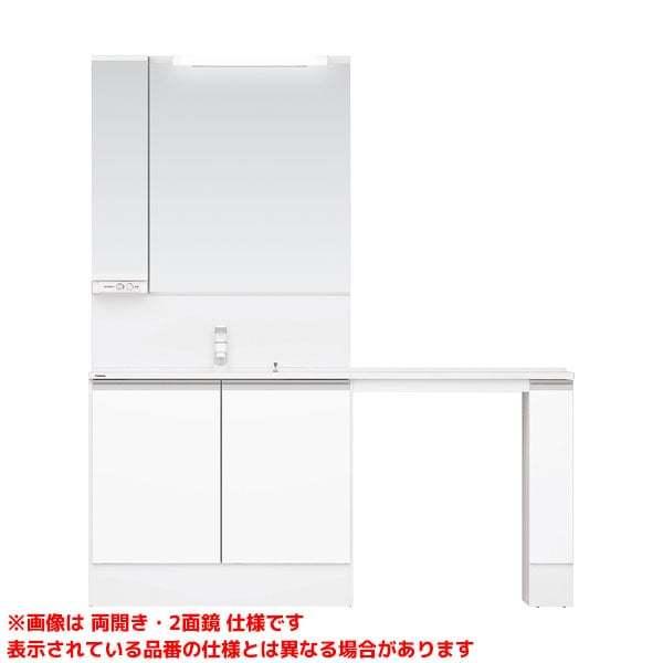 【XGQC90C2(L/R)SBNM XGQC16D4HJD(L/R)□】 《KJK》 パナソニック Cライン D450ワイド 1650mm 引き出し MSレバー洗面 スゴピカ 2面鏡 照明なし ωκ0