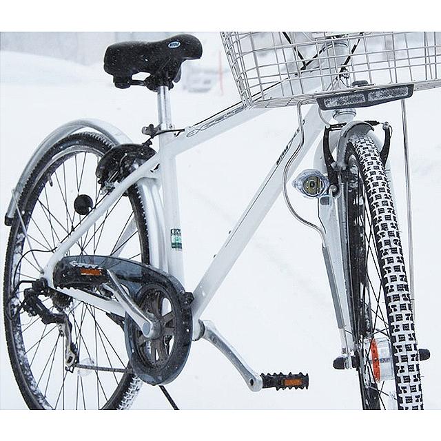 IRC 82型 ささら 自転車用スノータイヤ 24X13/8 車椅子にも装着できる 
