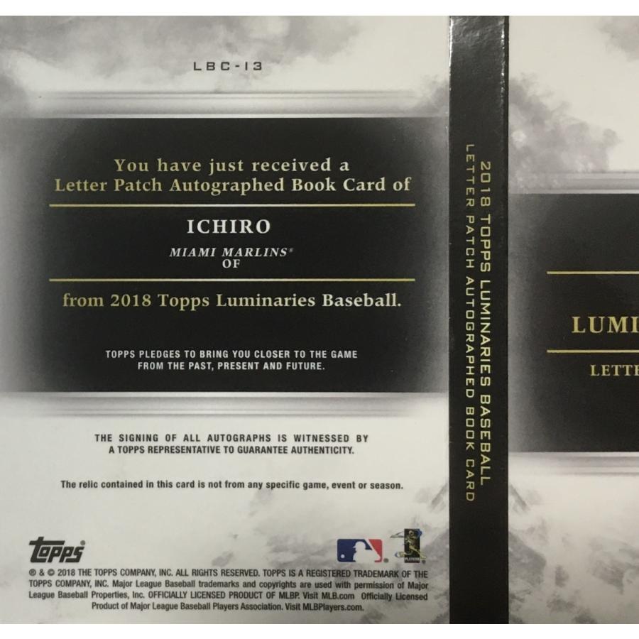 1/1枚限定】イチロー直書きサイン実使用ジャンボパッチ 2018 Topps