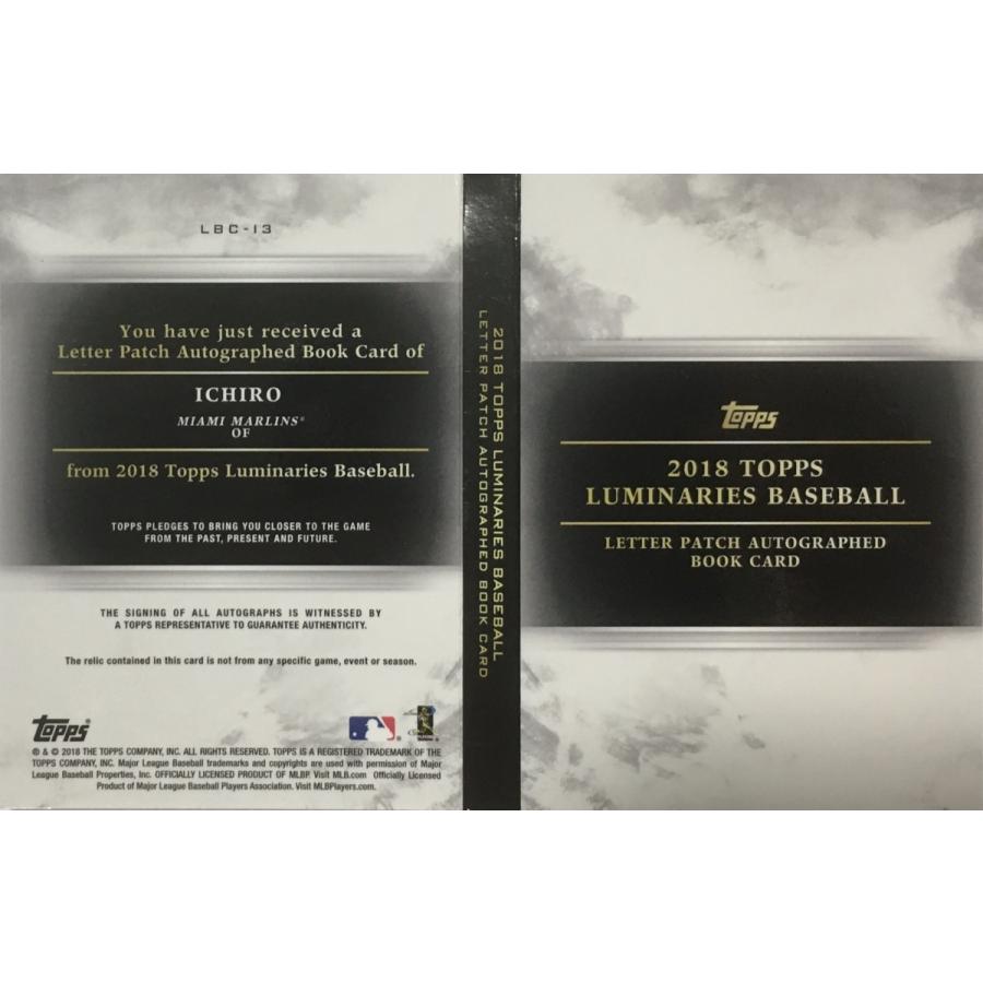 1/1枚限定】イチロー直書きサイン実使用ジャンボパッチ 2018 Topps