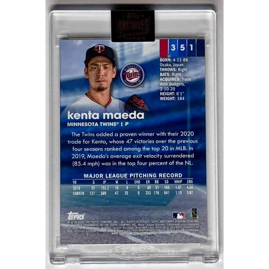 1/1枚限定】前田健太直書きサイン 2022 Topps Archives Signature 