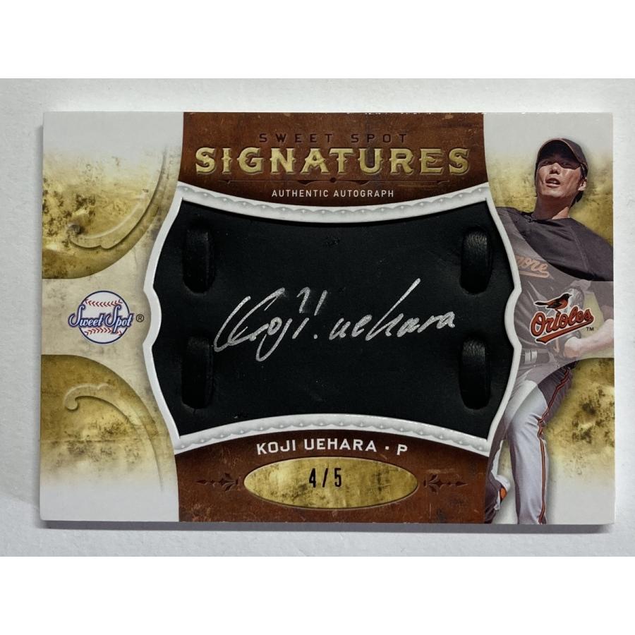 激レア!5枚限定】上原浩治直書きサイン 2009 Upper Deck Sweet Spot