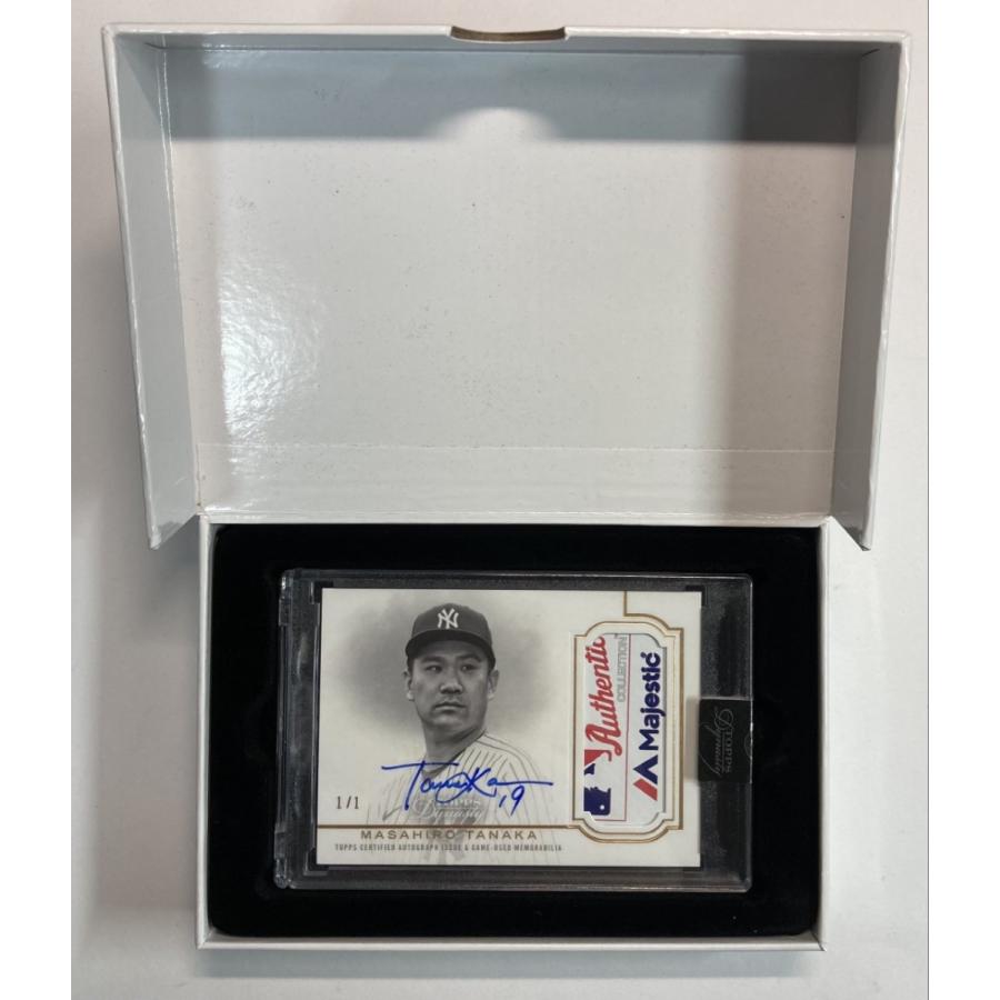 1/1枚限定】田中将大直書きサインタグパッチ 2020 Topps Dynasty Gold 