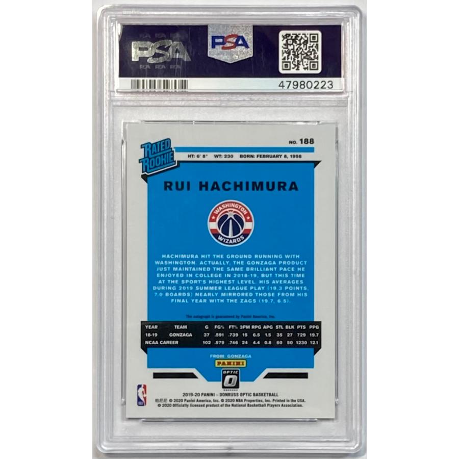 状態完璧!PSA10】八村塁直書きルーキーサイン 2019-20 Donruss Optic 