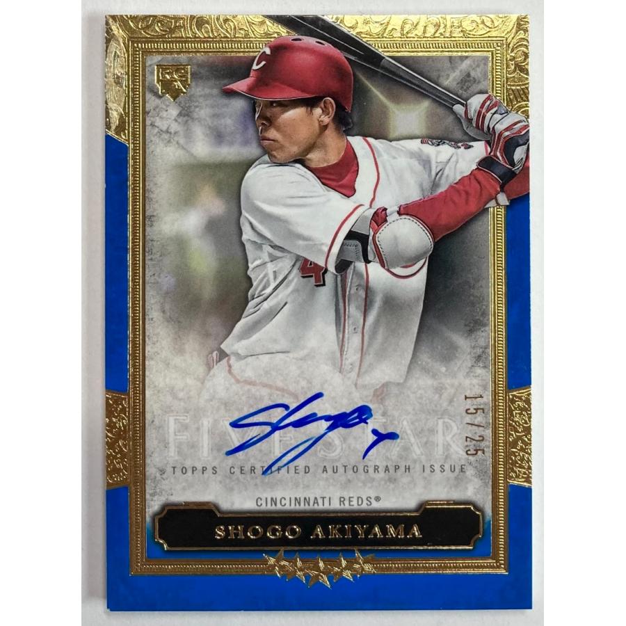 25枚限定】秋山翔吾直書きサイン 2020 Topps Five Star Blue RC Auto 