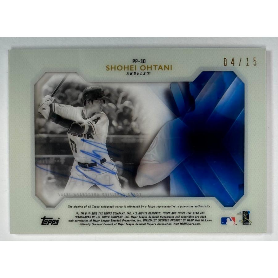 完動品 【15枚限定】大谷翔平直書きサイン 2019 Topps Five Star Pentamerous Penmanship Auto Shadow Box 【SKC2450130050】(87120円)