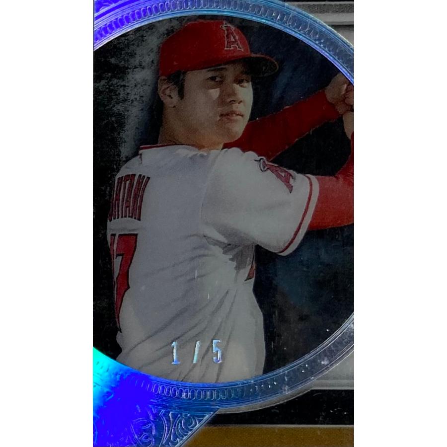 【最終値下げ】 【ファーストNo. 1/5枚限定】大谷翔平直書きサイン 2020 Topps Five Star Pentamerous Penmanship Gold Auto Shadow Box 【3006975174】(106920円)