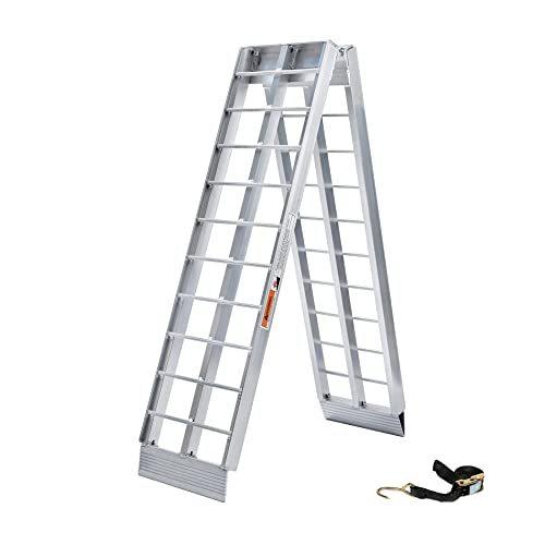 アルミブリッジ 228cm Gardhom 車載 アルミラダーレール 荷重340 680kg 折り畳み式 トラックローディング オートバイク 買い保障できる