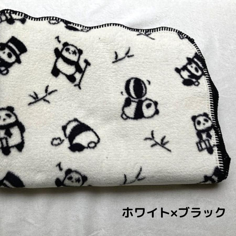 ブランケット 日本製 クォーター 綿毛布 パンダ柄 コットン