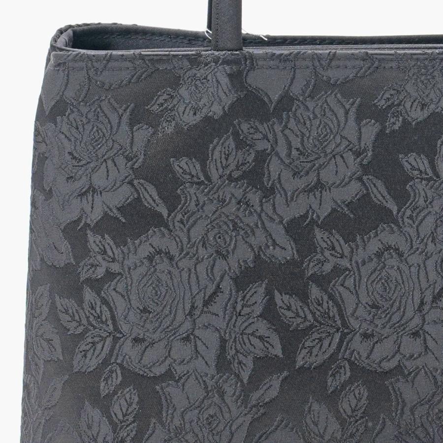 IWASA 【日本製】岩佐のブラック フォーマル トートバッグ（袋入り