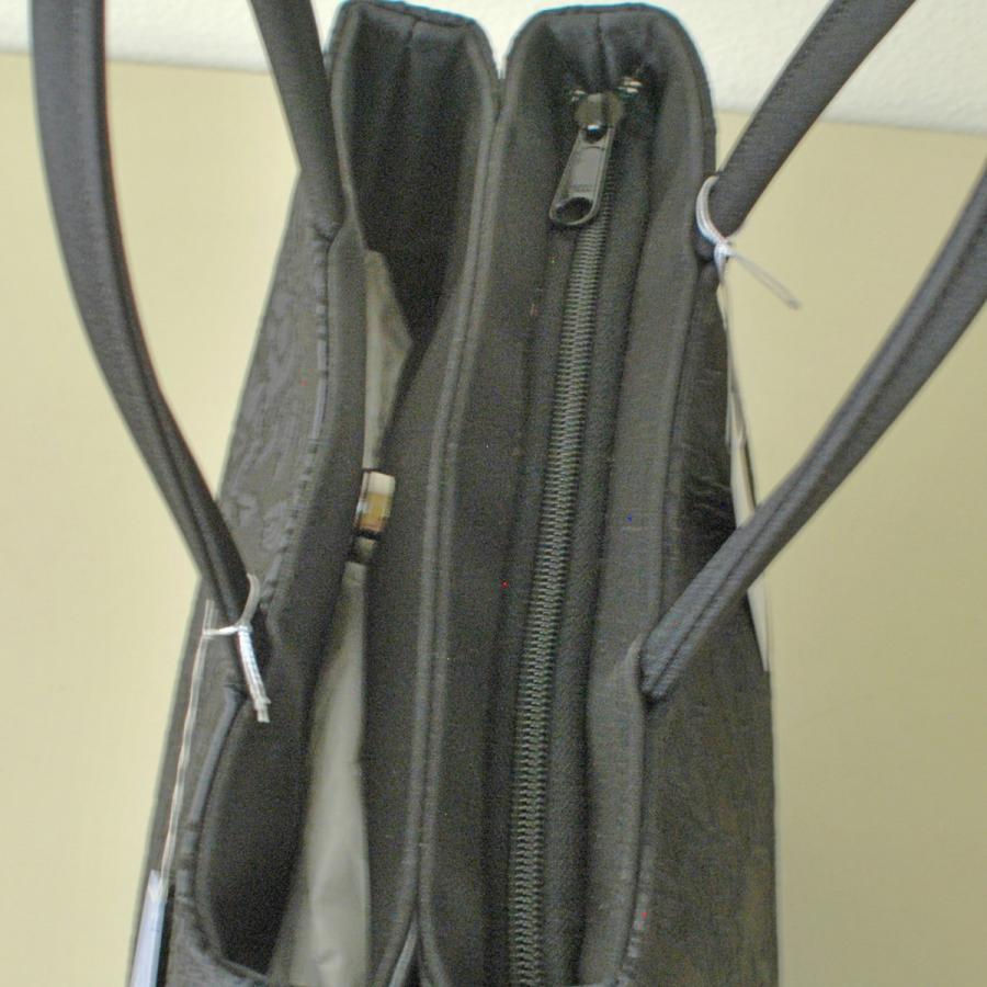 IWASA 【日本製】岩佐のブラック フォーマル トートバッグ（袋入り