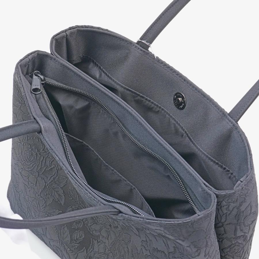 IWASA 【日本製】岩佐のブラック フォーマル トートバッグ（袋入り