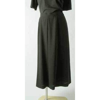 合物ブラックフォーマルロング丈スカート単品 婦人礼服 喪服