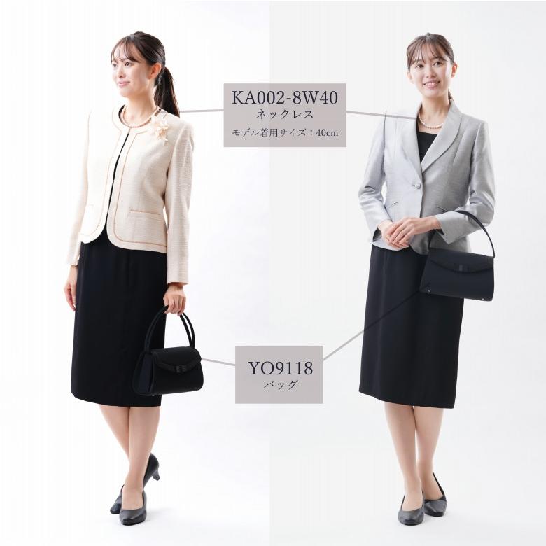 夏用フォーマル光沢素材のワンピース婦人礼服 前ファスナー スマート 