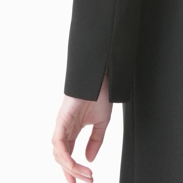 背の高い女性用合物 秋冬春用ブラックフォーマル日本製トールサイズ