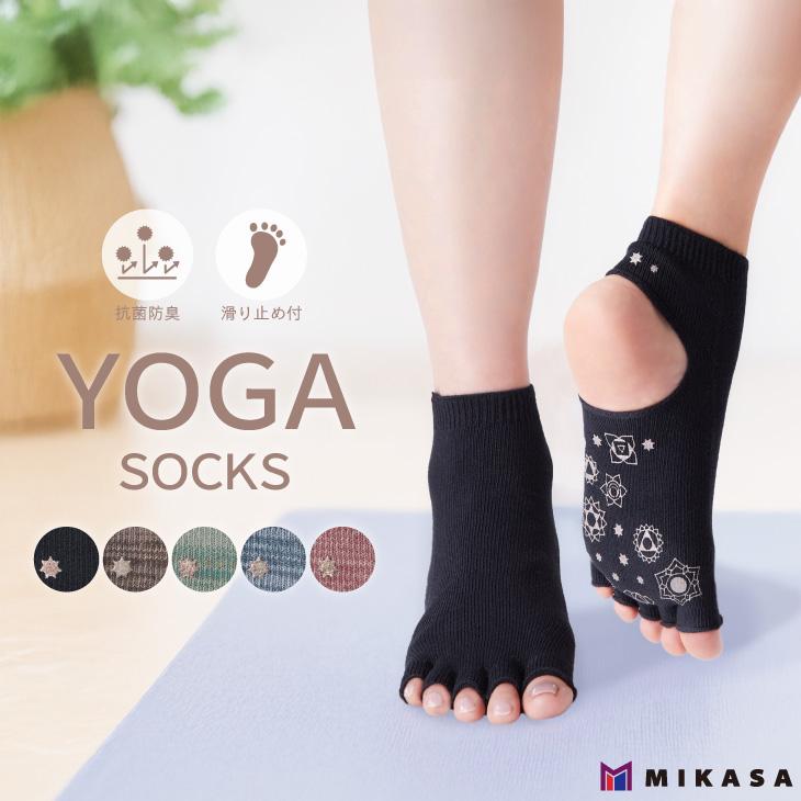 三笠（mikasa） YOGA ソックス 日本製 靴下 レディース ヨガソックス