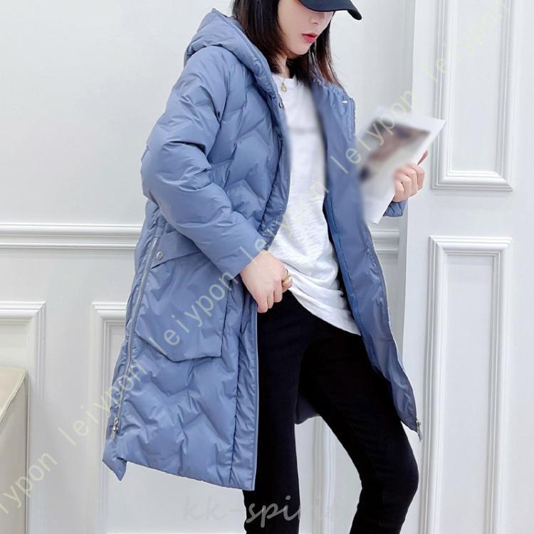 バレーボールシューズ ネイビー　25.5cm レディース ダウンジャケット 冬 厚手 防寒服 アウトドア ロング