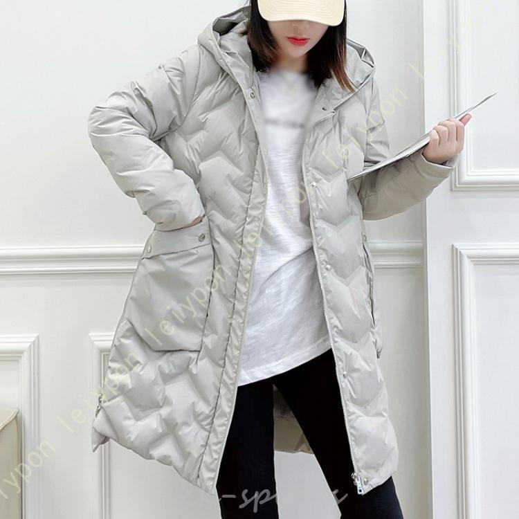 バレーボールシューズ ネイビー　25.5cm レディース ダウンジャケット 冬 厚手 防寒服 アウトドア ロング