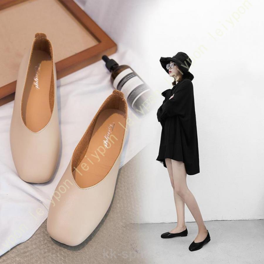 あるいとう フラットパンプス バレエパンプス パンプス レディース フラットシューズ 靴 バレエシューズ 浅口