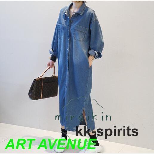 【新品・未使用】Ｃ.C.CROSS JEANS デニムワンピースジャケット 38 C.C.CROSS（シーシークロス）の「C.C.CROSS ジャージーデニム