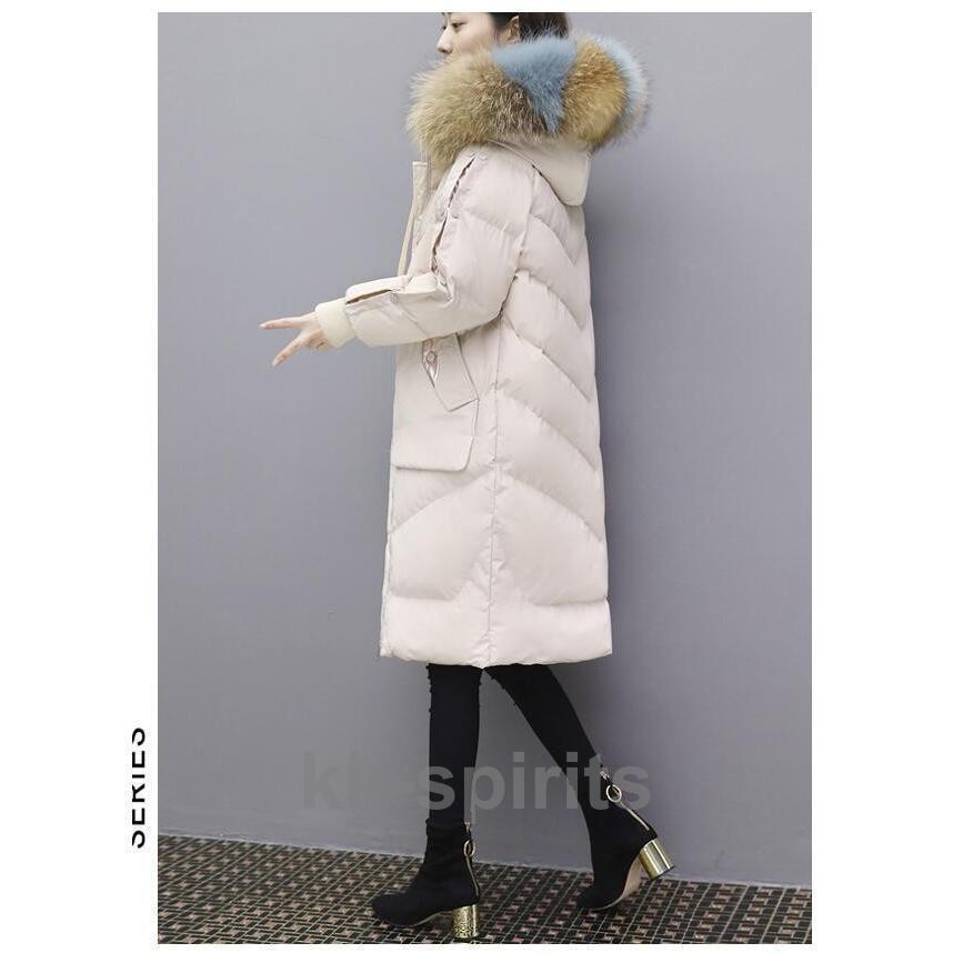 フードダウンコートロング冬防寒エレガント エレガント レディース ダウンコート ダウン 冬服 ロング丈