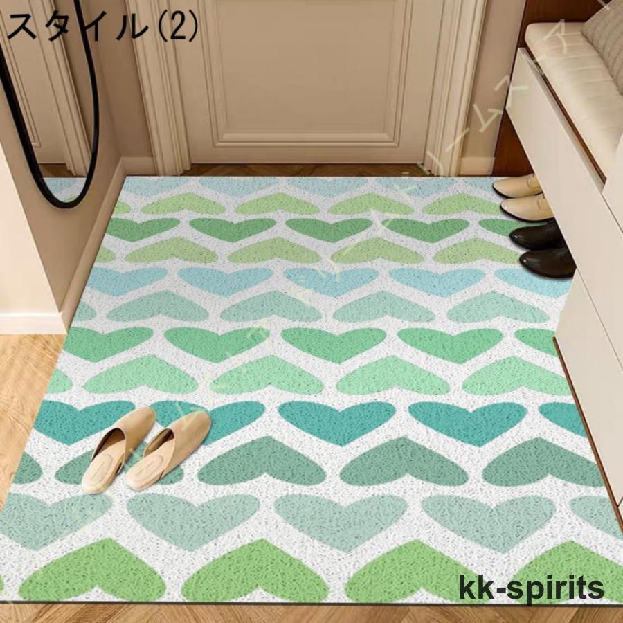ドアマット 玄関マット 泥落とし 幾何学 切れる オシャレ 北欧