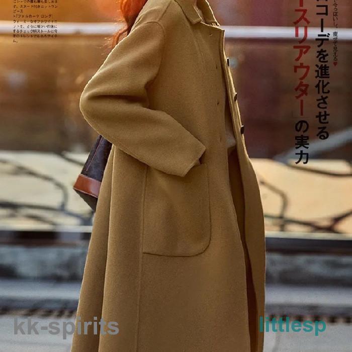 ハーフコート ダブルボタン 長袖 襟付き ビジネス お出かけ 大きい