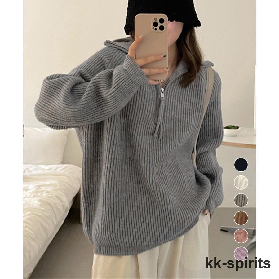 COS ダークブラウン ニットハーフジップセーター COS ダークブラウン ニットハーフジップセーター - メルカリ