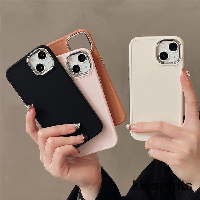 iPhone13 ケース おしゃれ バイカラー バンパーケース ピンク