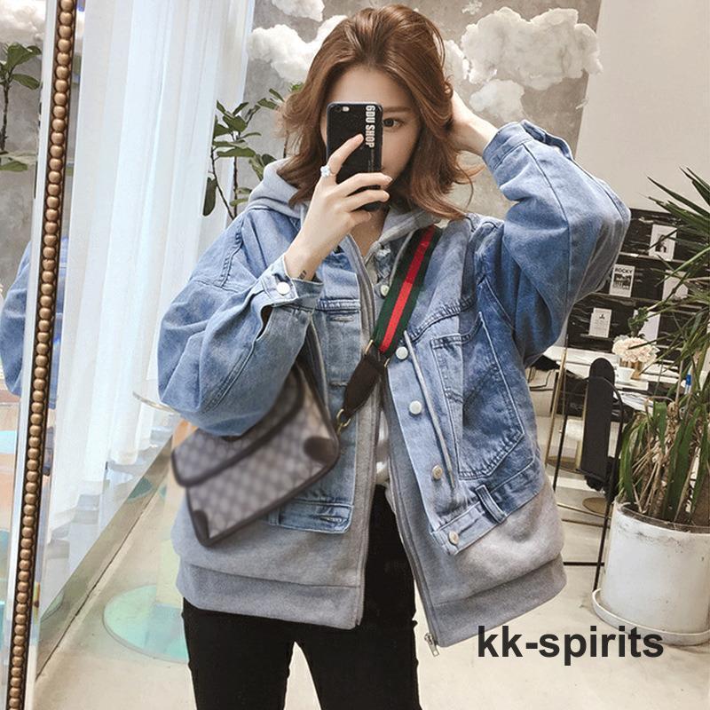 デニムジャケット 春コート レディース アウター 青 長袖 フード パーカー 可愛い デニムコート カジュアル 韓国風 アウター オシャレ | ブランド登録なし | 07