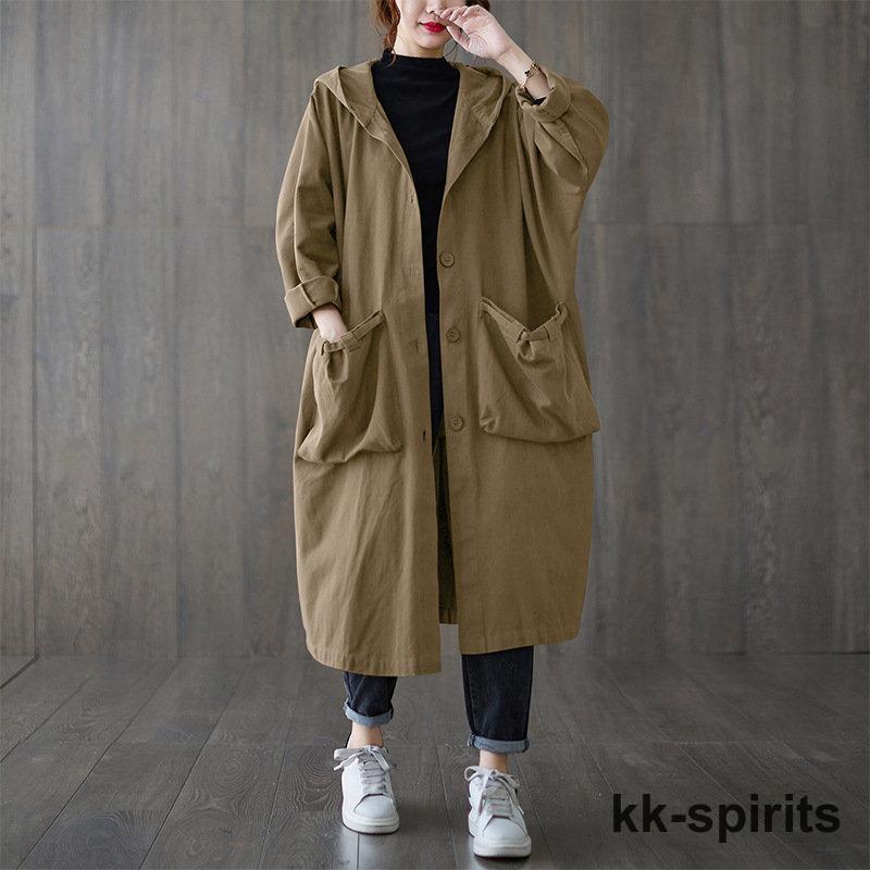 モッズコート レディース ジャケット 秋 ロング フード付 長袖