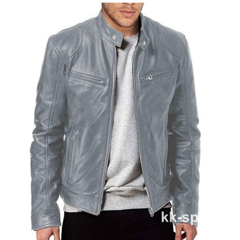 ジャケット・アウター KK レザージャケット 革ジャン メンズ アウターバイク ライダース