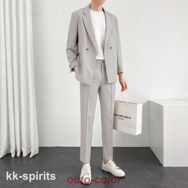 スーツ メンズ セットアップ 上下セット ストレッチ テーラード