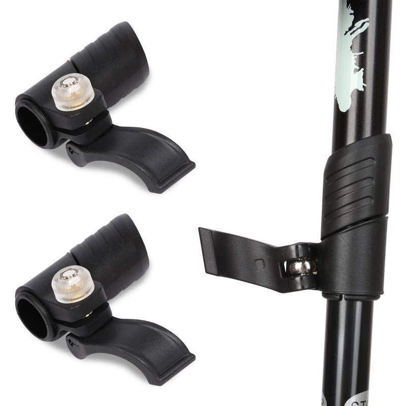 LAMPTOPトレッキングポールレバーロック 外径18mm 登山ストック部品 取り替え用ロック ナット ウォーキングスティックロック 折りた