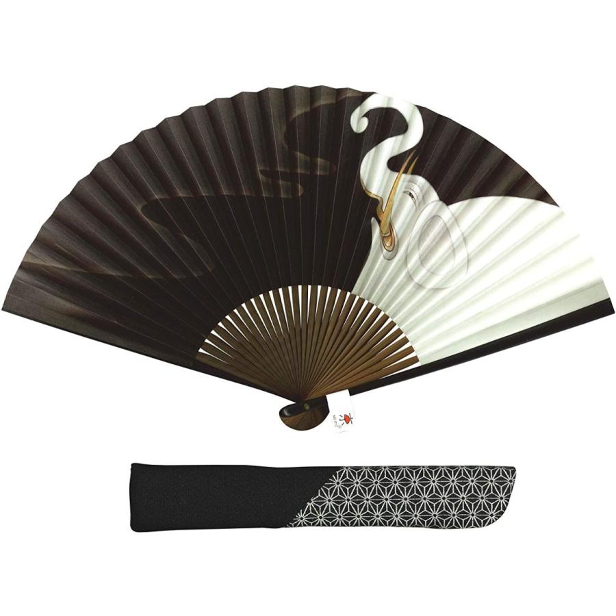 人気ブランド 日本製 京扇子認定ブランド 若冲 象 メンズ プレゼント 伊藤若冲 香料付き 扇子袋 扇子箱セット 最先端 Tiebreak Fr