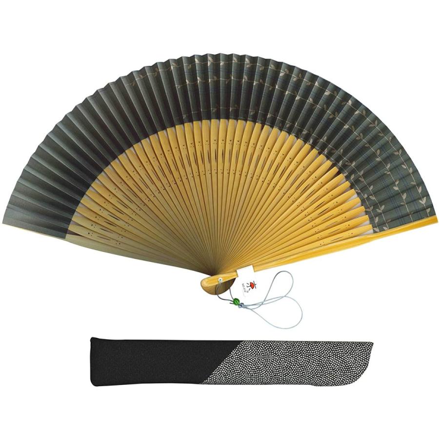 人気ブランド 日本製 京扇子認定ブランド 短地 柳 墨 メンズ プレゼント 紐玉付き 香料付き 春夏新色 Altammamfactory Com Jo