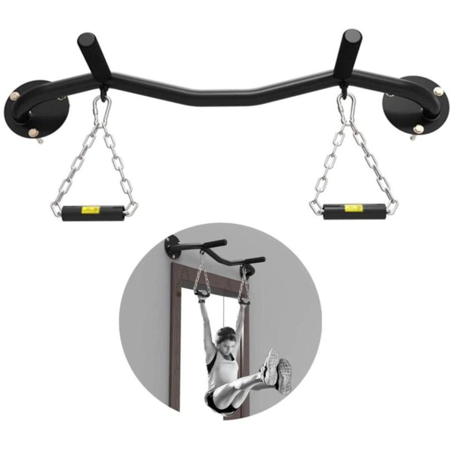 保証書付 プッシュアップバー 壁掛け式 鋼懸垂バー 懸垂器具 ドアと梁の設置 ポータブルマルチポジションホームジム機器 耐荷重2kg 人気が高い Amalgamatedplantations Co In