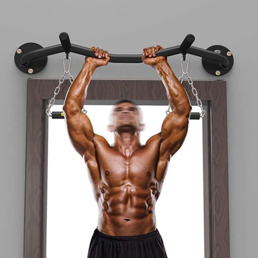 保証書付 プッシュアップバー 壁掛け式 鋼懸垂バー 懸垂器具 ドアと梁の設置 ポータブルマルチポジションホームジム機器 耐荷重2kg 人気が高い Amalgamatedplantations Co In