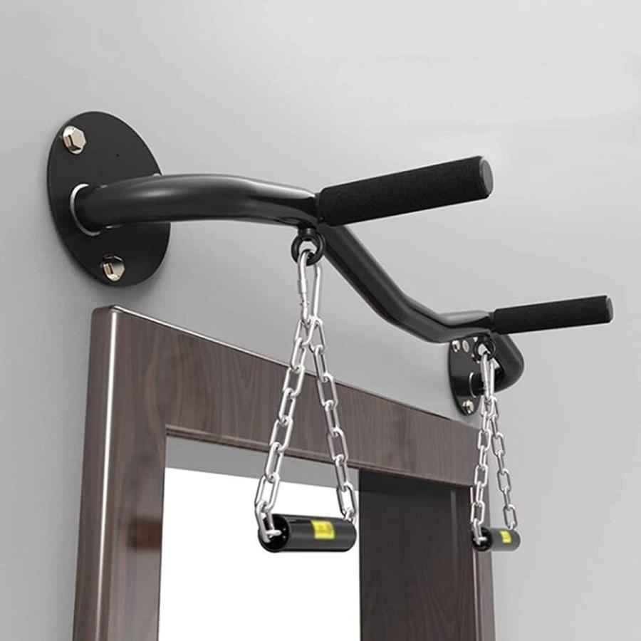 保証書付 プッシュアップバー 壁掛け式 鋼懸垂バー 懸垂器具 ドアと梁の設置 ポータブルマルチポジションホームジム機器 耐荷重2kg 人気が高い Amalgamatedplantations Co In