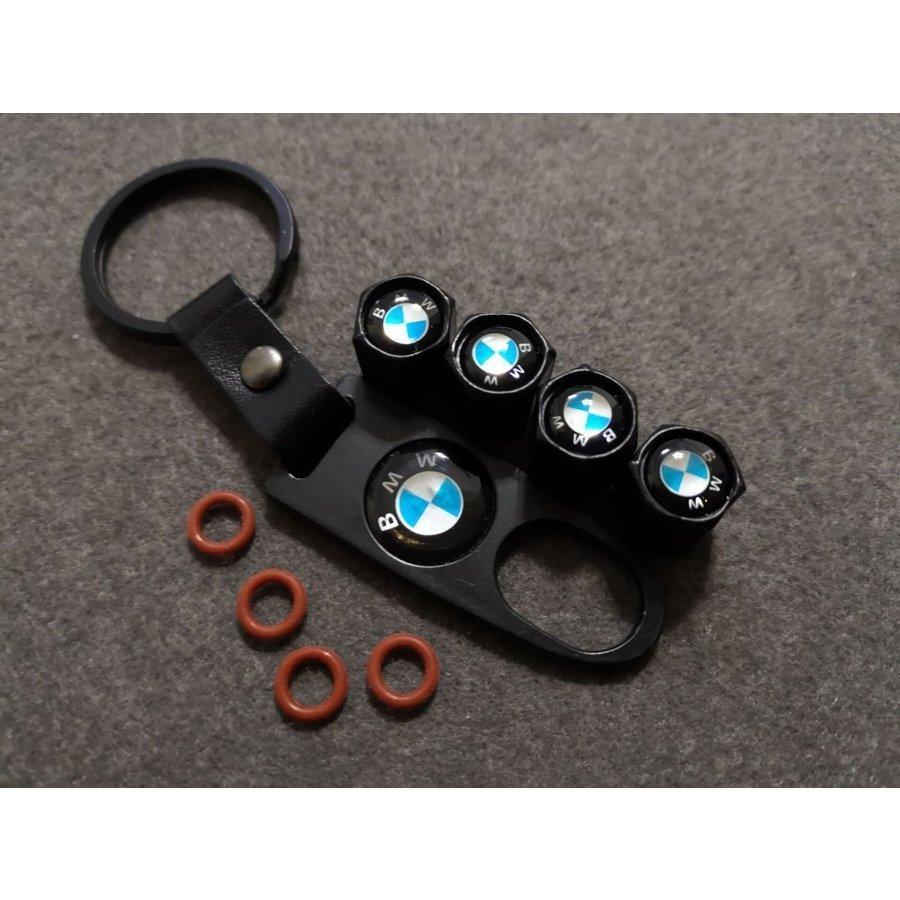 送料無料 001 Bmw用 欲しいの 車のタイヤバルブキャップカバー エアバルブキャップ ホイール 4個セット アルミ製