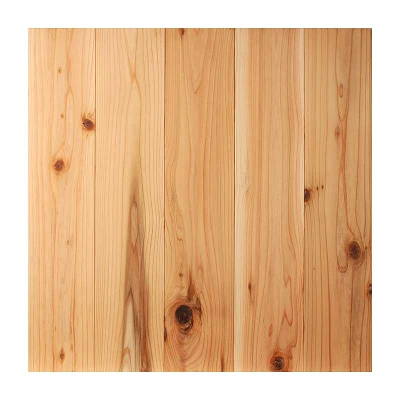 ユカハリ・マット すぎ 無塗装 1枚 単品 50cm×50cm×1.35cm