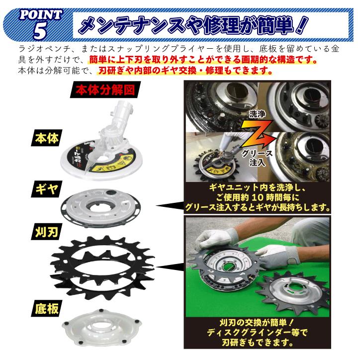 刈払機 エンジン式刈払機 専用 アタッチメント スーパーカルマーPRO 