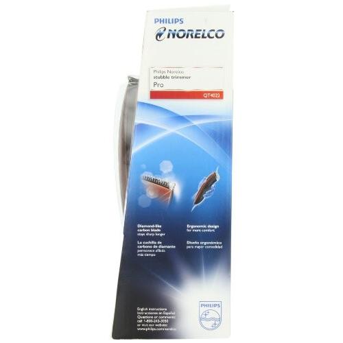 PHILIPS 【無精ヒゲを極める】 ヒゲトリマー レッド/ブラック QT4022 並行輸入品 無精ヒゲを極める 商品情報 約