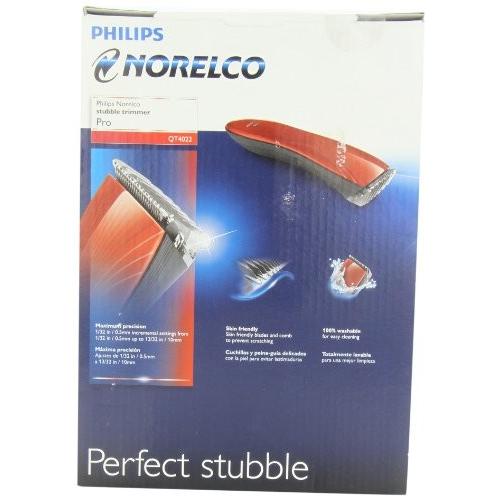 PHILIPS 【無精ヒゲを極める】 ヒゲトリマー レッド/ブラック QT4022 並行輸入品 無精ヒゲを極める 商品情報 約