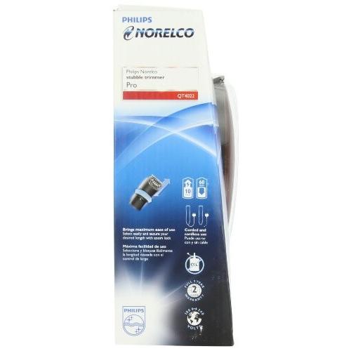 PHILIPS 【無精ヒゲを極める】 ヒゲトリマー レッド/ブラック QT4022 並行輸入品 無精ヒゲを極める 商品情報 約