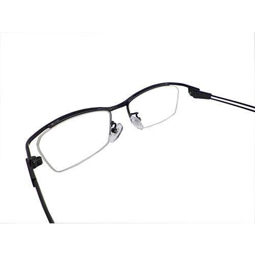 即納最大半額 かっこいい 老眼鏡 シニアグラス リーディンググラス メンズ おしゃれ スタイリッシュ メタルナイロール ブラック 幅広 Flm001 2 3 0 卸直営