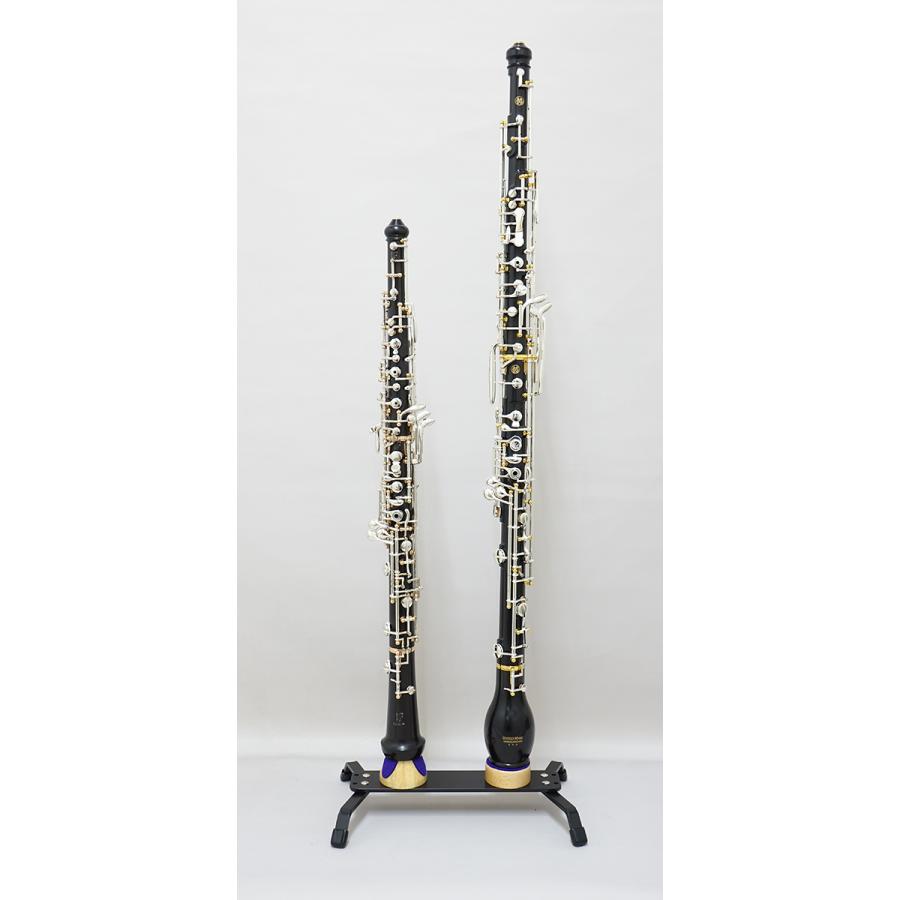オーボエ&イングリッシュホルン ダブルスタンド キャリングバッグ付き オーボエ＆イングリッシュホルンスタンド（2本立用）Aida（アイダ