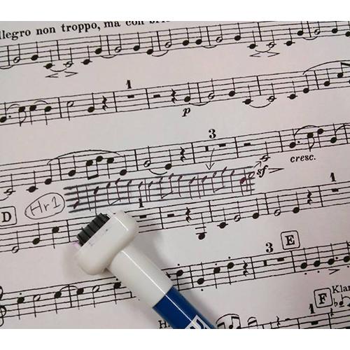 五線が引ける！コロコロスタンプ付きボールペン DACオリジナル CR2-BP