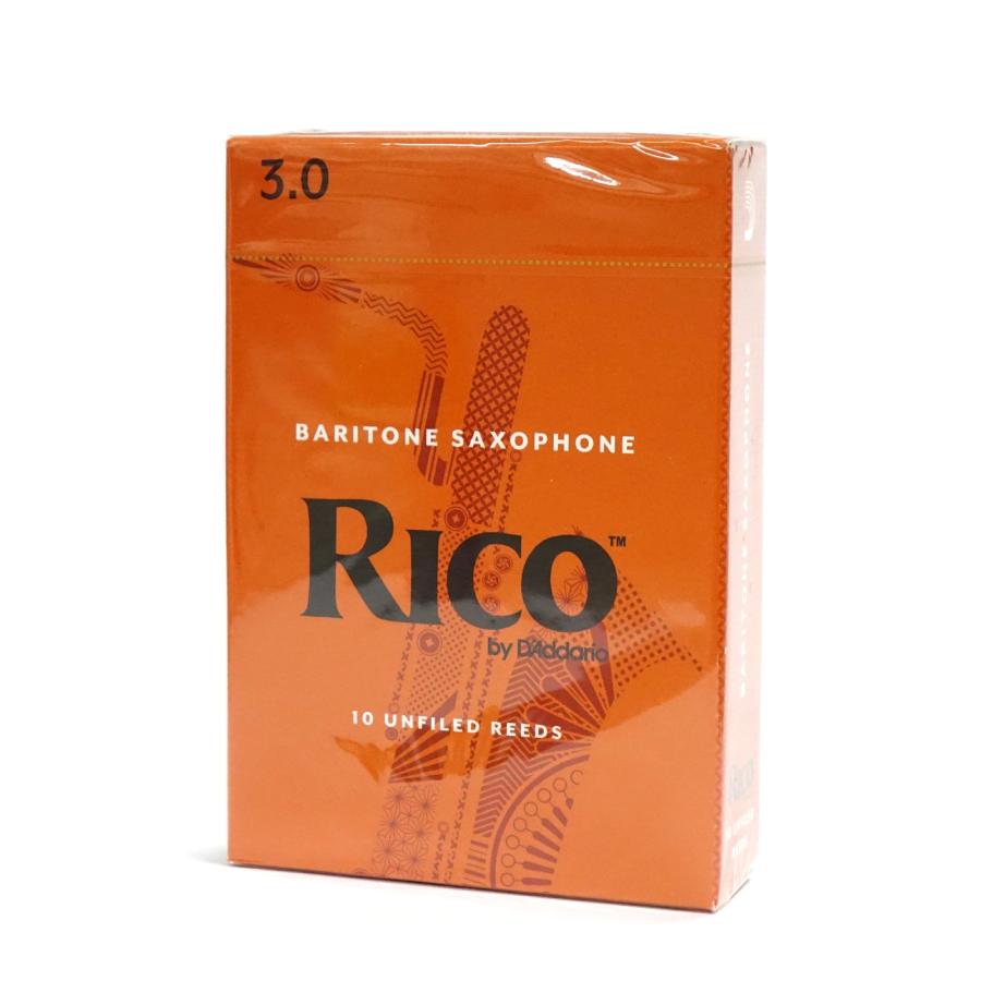 Rico バリトンサックスリード 2.5 10枚入り ２箱セット バリトンサックスリード D'Addario Woodwinds（ダダリオウッドウィンズ