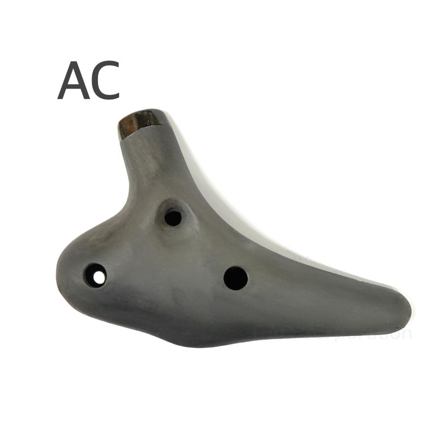 【未使用/新品】kimi no Ocarina 金ラメ漆塗り オカリナ AC管 オカリナ／Kimi no Ocarina（キミノオカリナ）【Saurus 墨】アルトC管